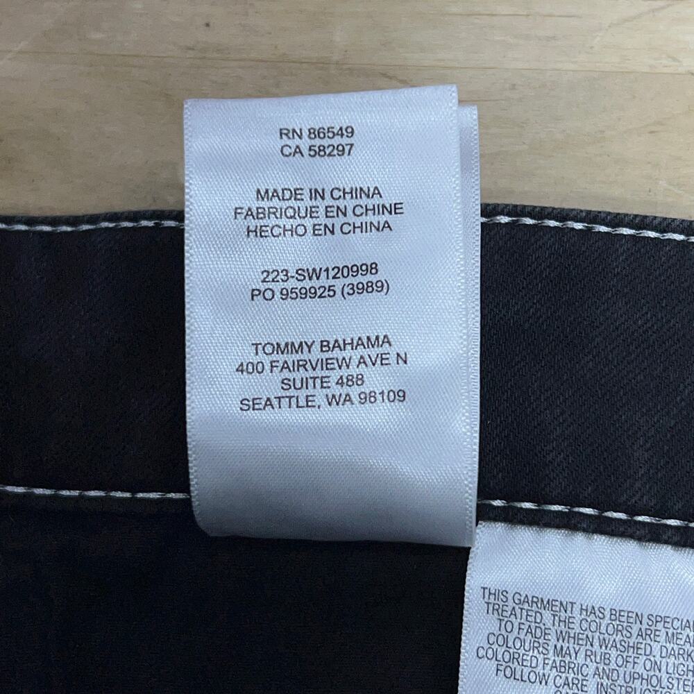 Tommy Bahamas Womens Size 10/29 Jeans Mid Rise Slim Boyfriend Leila Black Pants - Picture 12 of 15